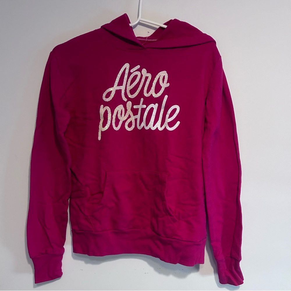 Red Pink Aéropostale Hoodie Size Small